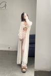 SWAYING/KNIT seamless mohair long suit SW211SZ33